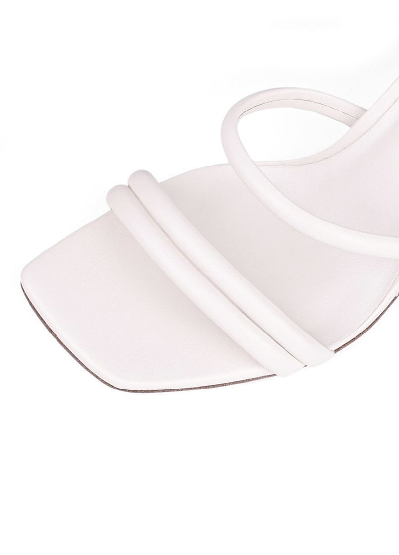 Белые босоножки женские a036-20 белый кожа MIRATON