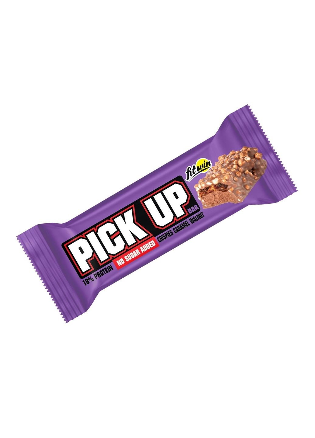 Батончик Pick Up, 20*45 грам - кранчі карамель та волоський горіх FitWin (315872682)