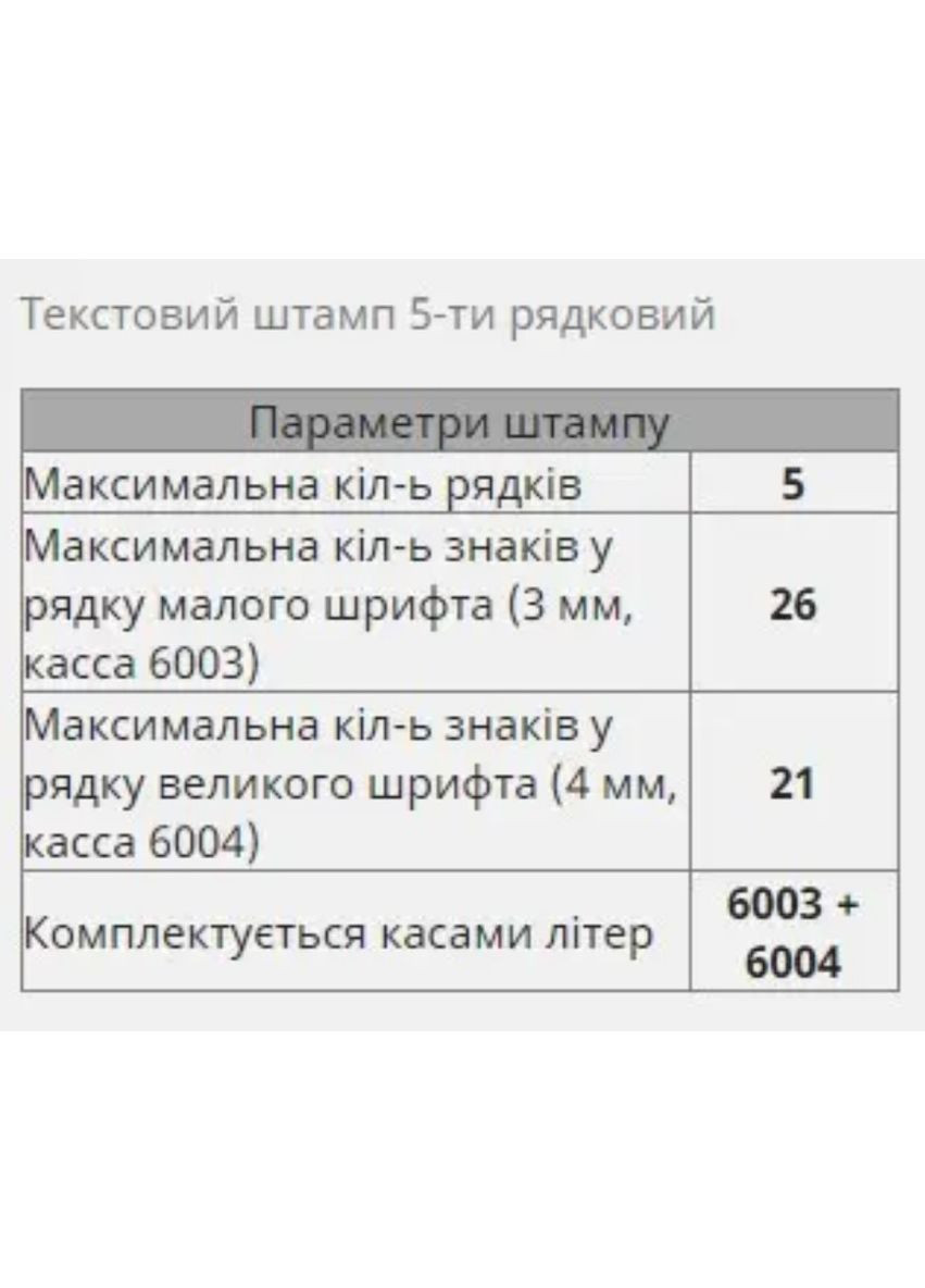 Штамп самонаборный 5-строчный 4913 typo Текст 5/наборный штамп Trodat (365593473)
