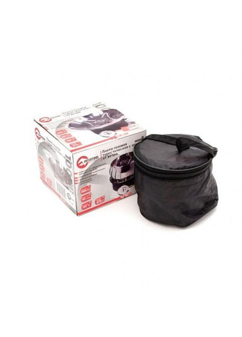 Пальник газовий туристичний із захистом від вітру GS-0011 Intertool (335834765)