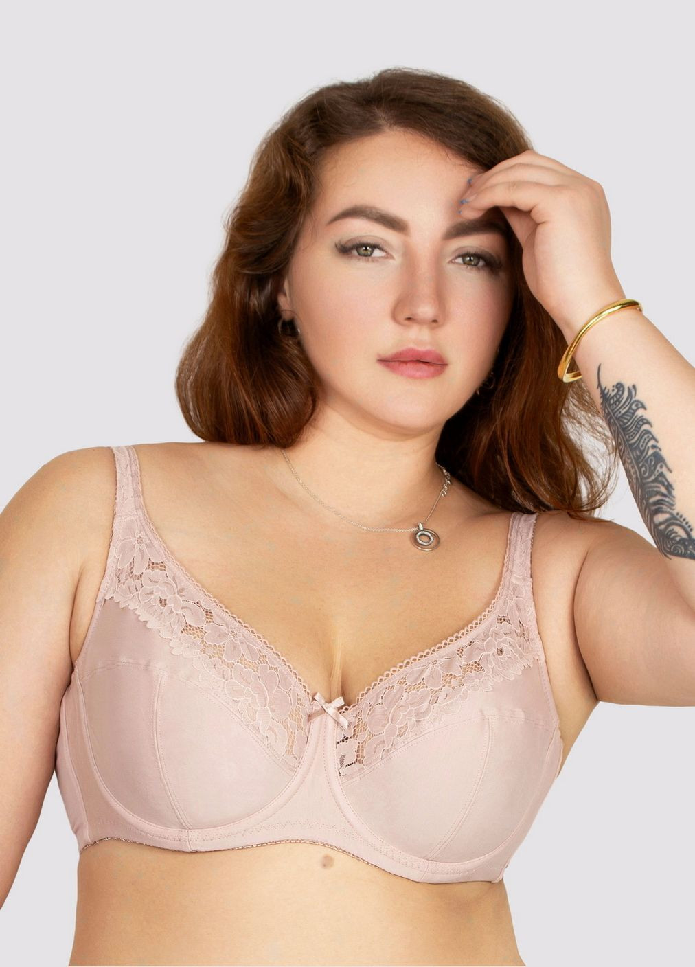 Пудровий бюстгальтер Acousma з кісточками