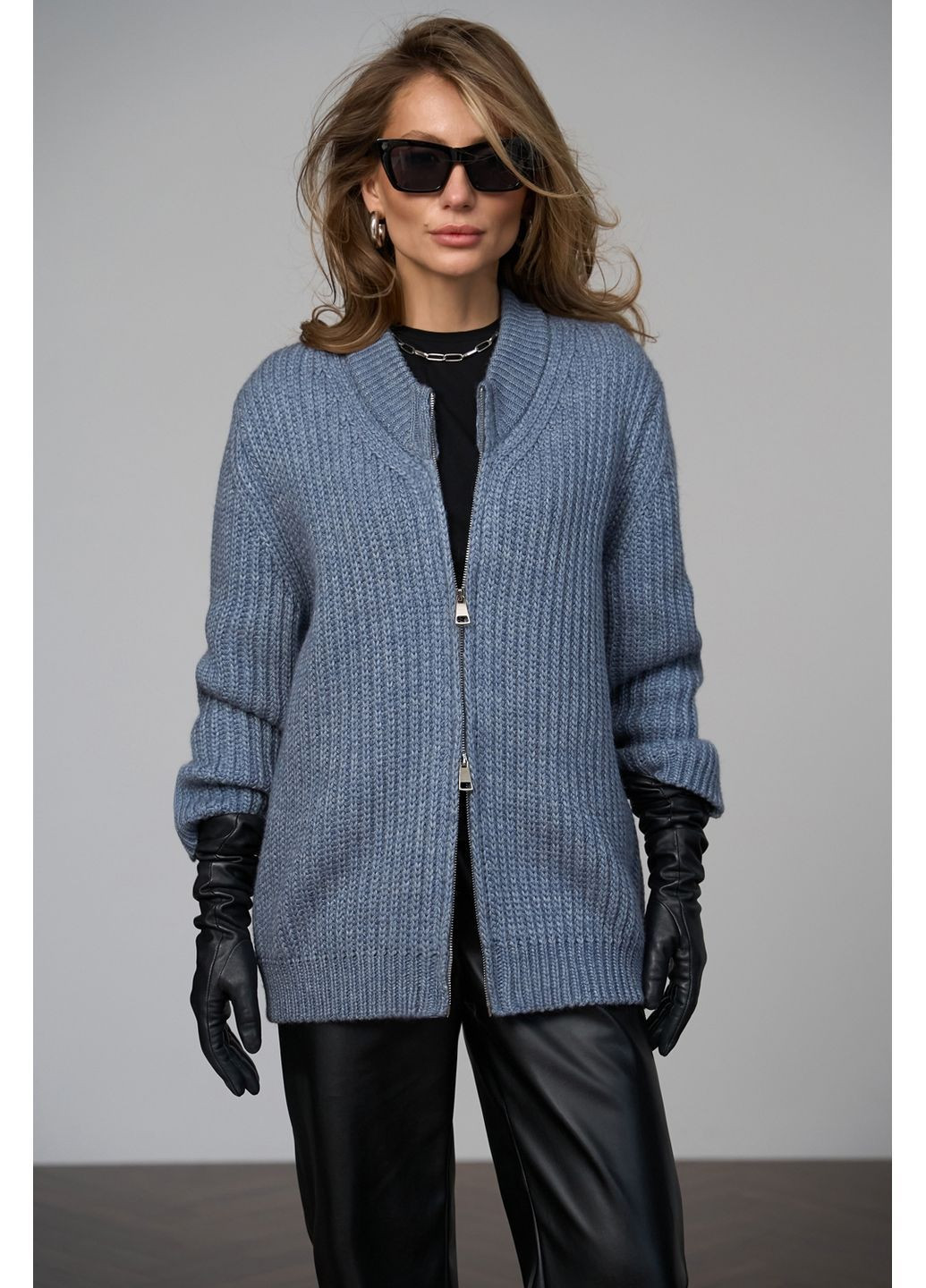 Напівпальто-кардиган на блискавці 2830 Triko Bakh (369095596)