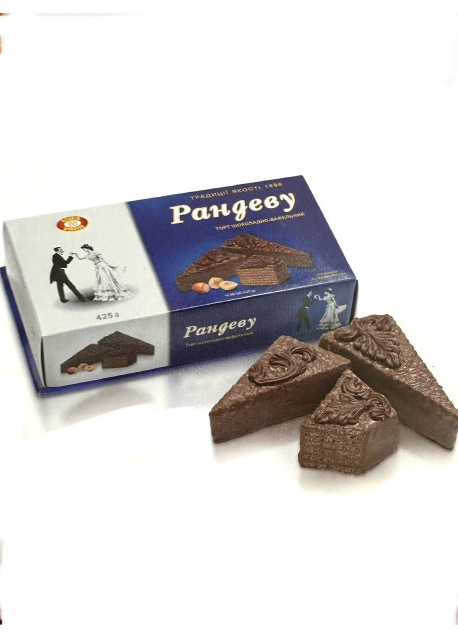 Торт “Рандеву” 425 грамів ХБФ Бісквіт‑Шоколад (371914077)