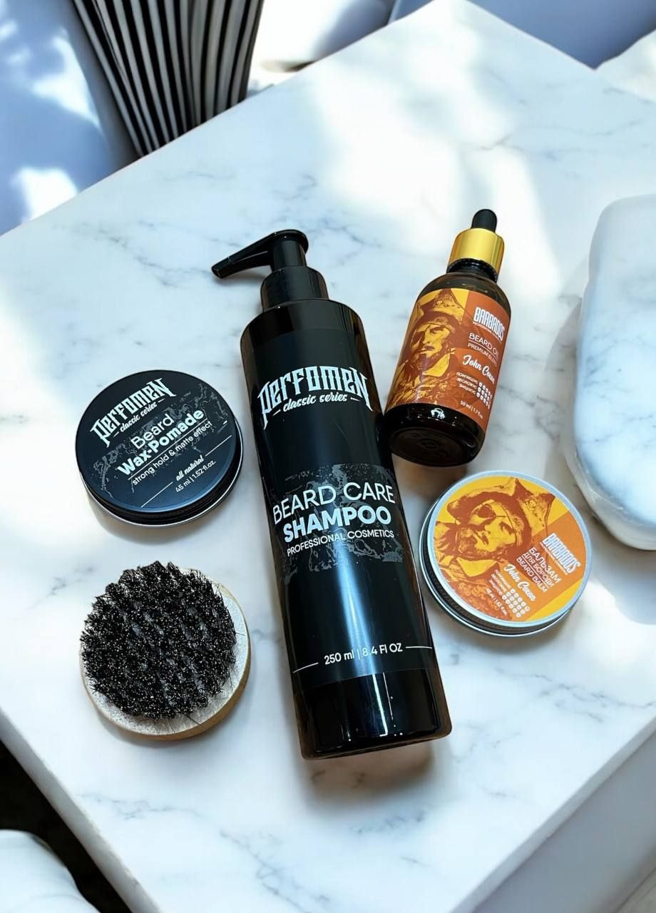 Мужской набор для ухода за бородой и усами John Coxon 5 позиций Perfomen (360884579)