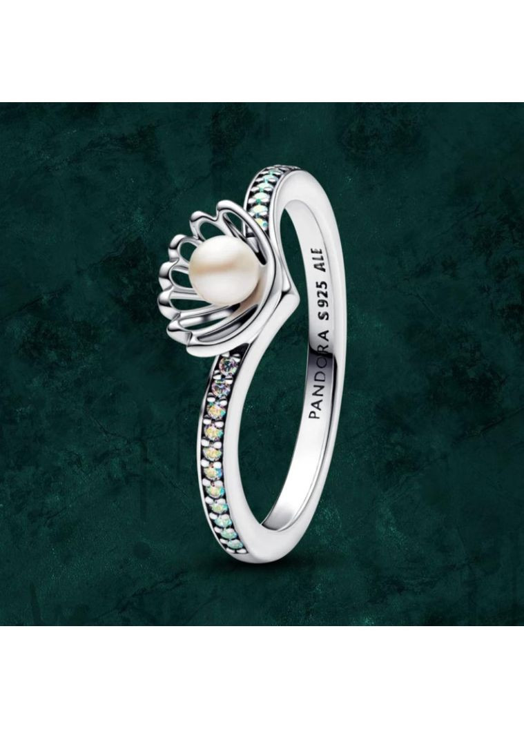 Серебряное кольцо "Маршон принцессы Ариэль" Pandora (Пандора) 193654C01 16 No Brand (362457552)