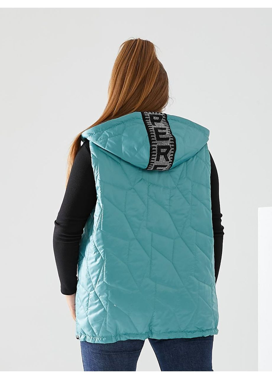 Жіноча жилетка з капюшоном колір м'ята New Trend (305206375)