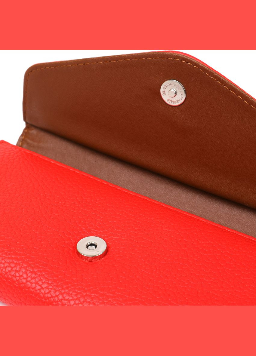 Женский кошелек из экокожи флотар с монетницей 19063 Ярко-красный KIVI (306882098)