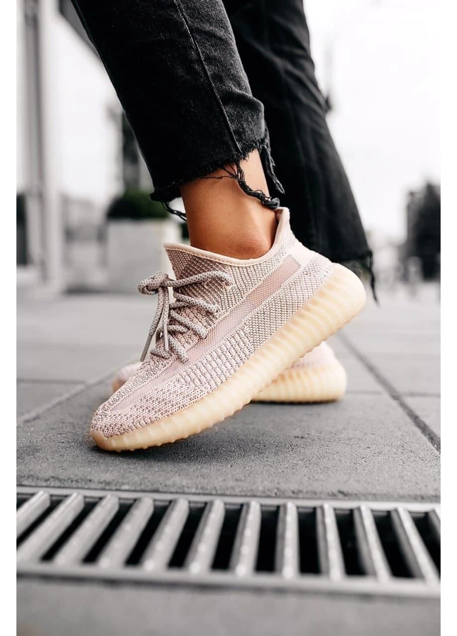 КРОССОВКИ ЖЕНСКИЕ ADIDAS YEEZY BOOST 350 V2 SYNTH REFLECTIVE 2 АДИДАС ИЗИ БУСТ No Brand комбинированные демисезоны (391956519)
