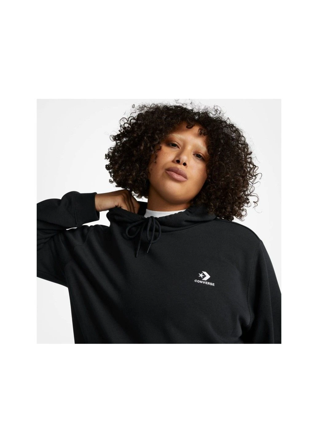 Толстовка Classic Fit Left Chest Star Chev Emb Hoodie Ft 10023874-001 Converse (391385343)