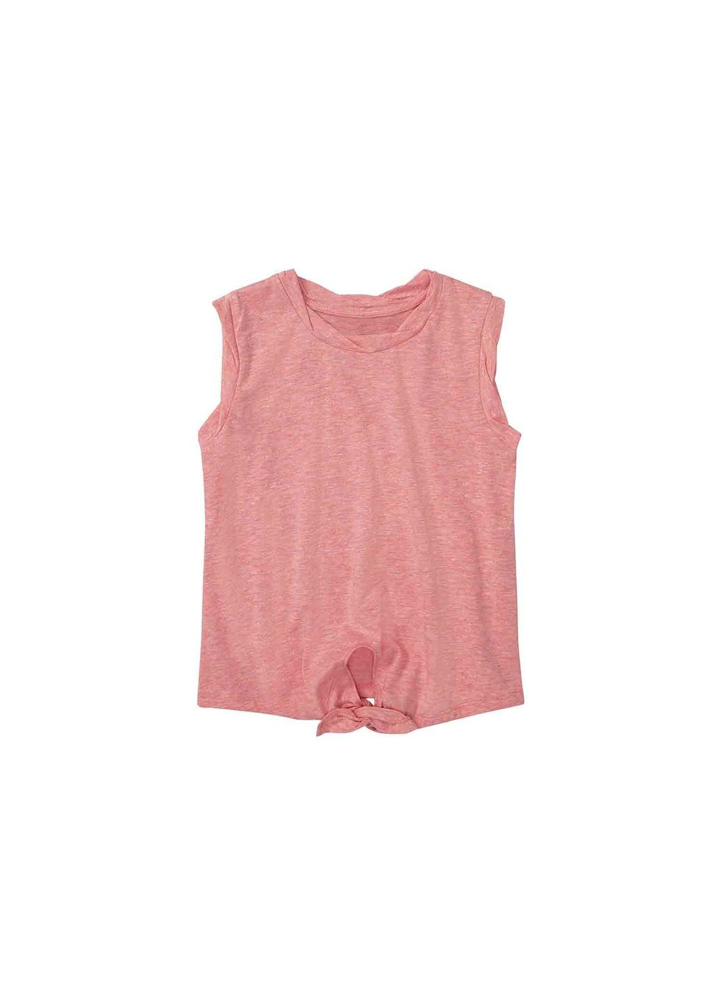 Рожева літня футболка для дівчинки Pepperts