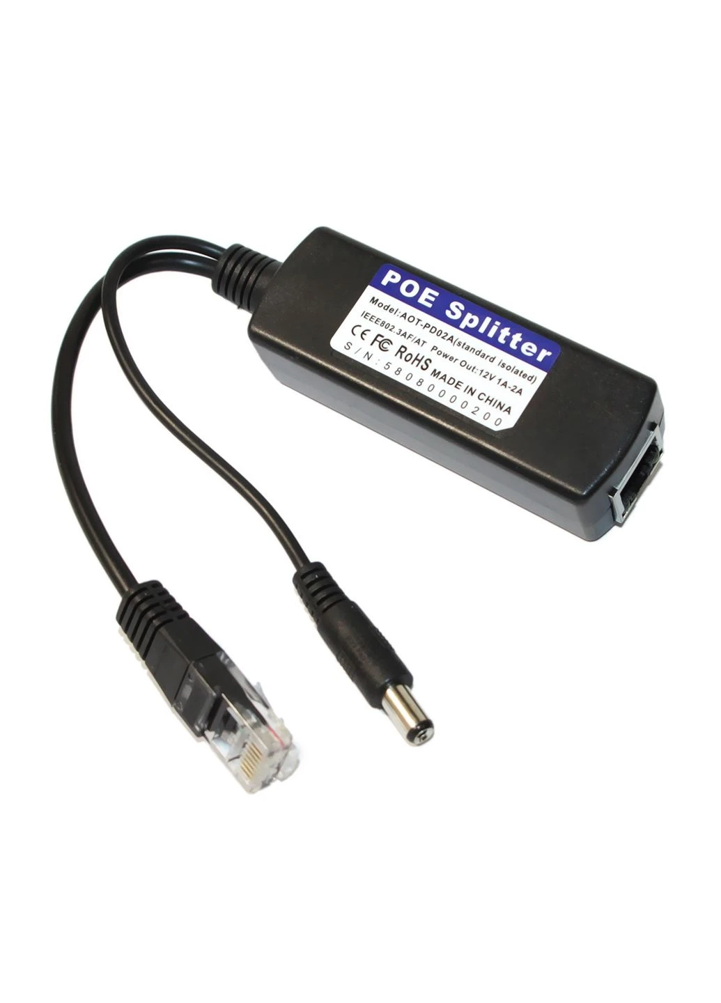 Спліттер POE AOT-PD02A 48V-12V PRC (361346137)