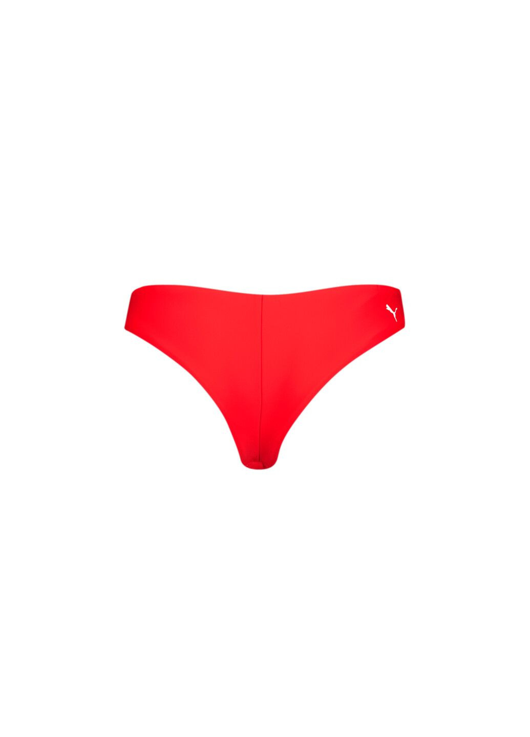 Красные плавки women's brazilian swim bottoms однотонные Puma