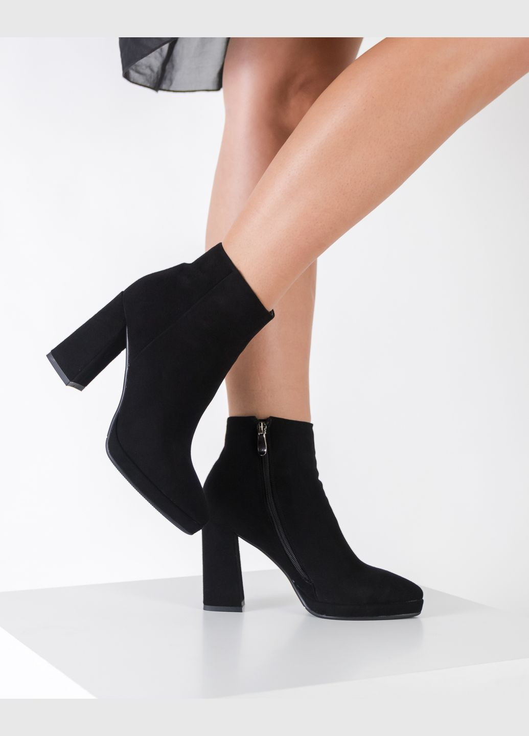 Черные ботильоны (1522б) VIDORCCI