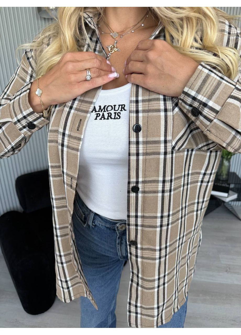 Бежевая рубашка Osoblyva