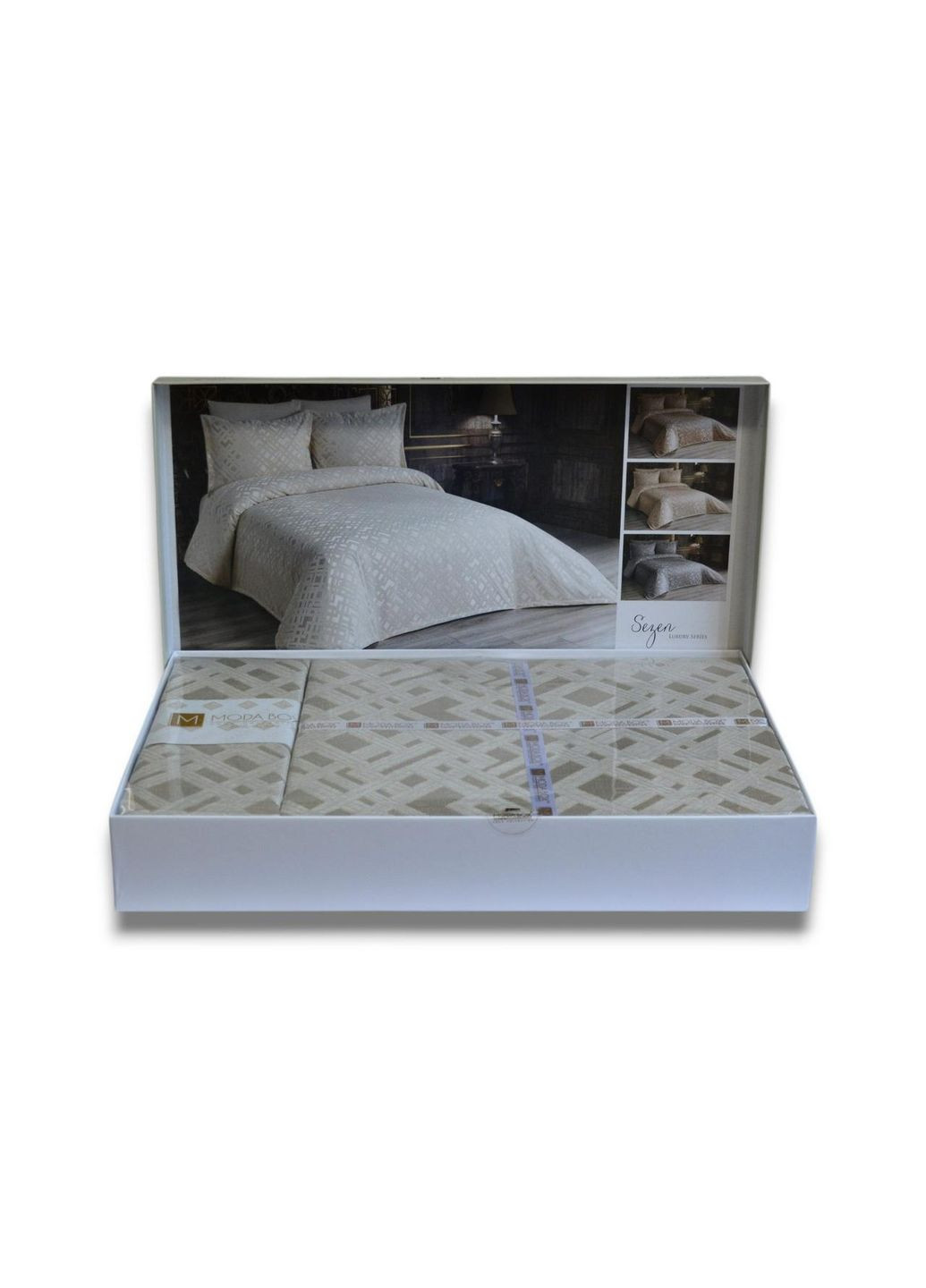 Покрывало Modabox 240х260 см Sezen Gri Moda Box (365814855)