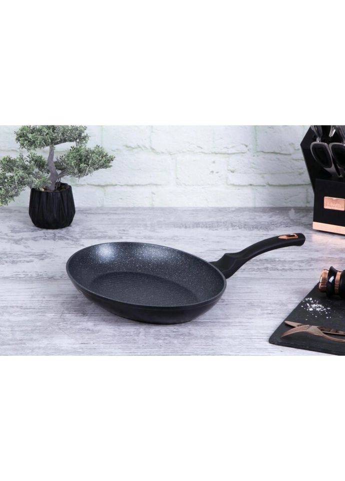 Сковорода-гриль BlaСk Rose СolleСtion BH-7149 35 см черная Berlinger Haus (335716526)