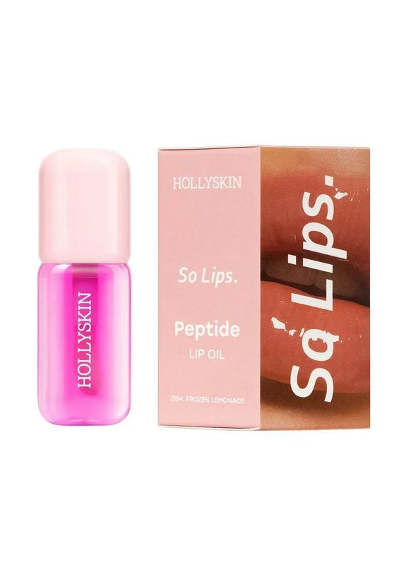 Увлажняющее масло So Lips Peptide Lip Oil 004 Frozen Lemonade, 4 мл Hollyskin (356603717)