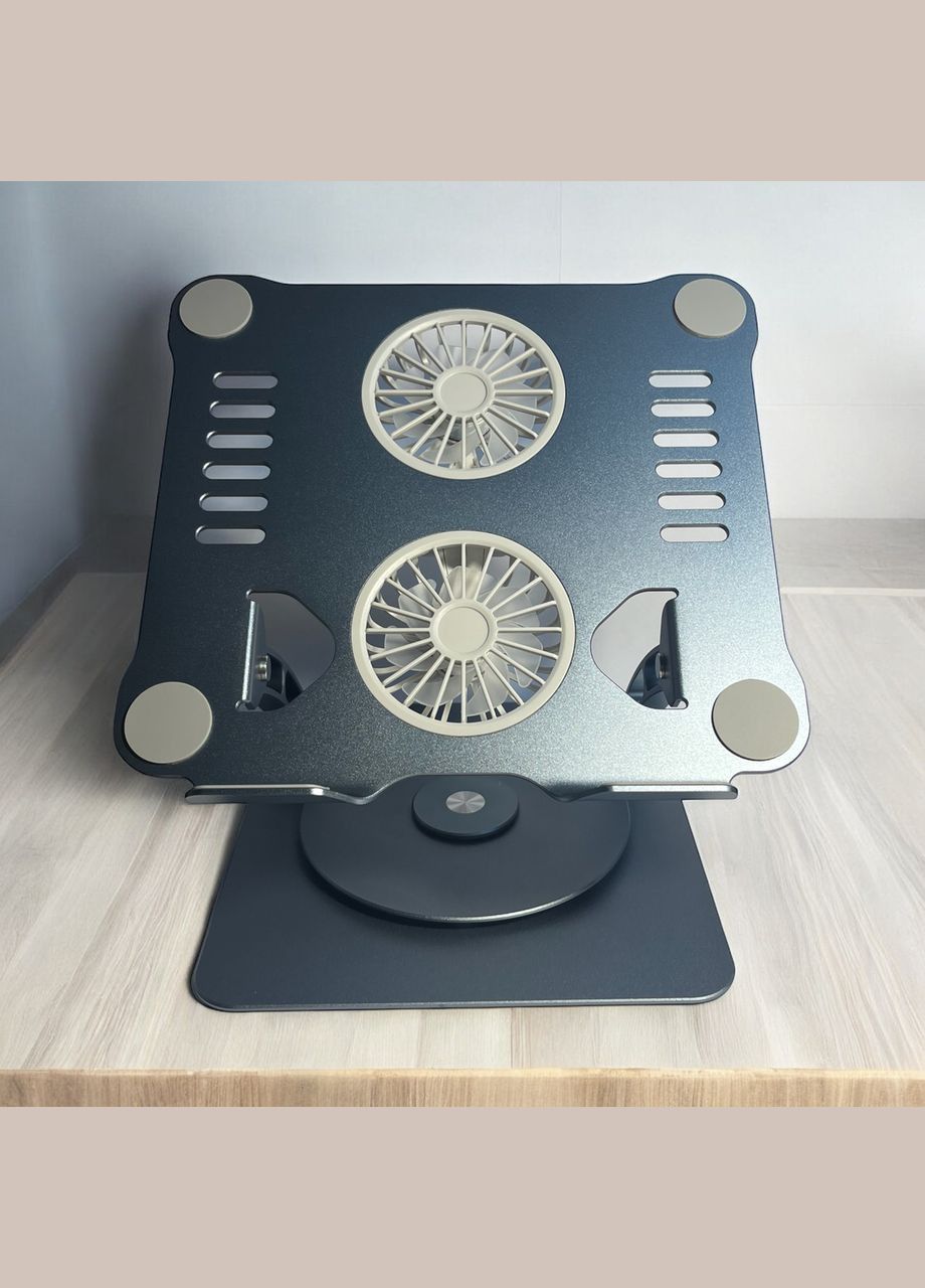 Подставка для ноутбука S65 складная с кулерами, поворотная на 360*, Dr. Gray VHG (361111385)