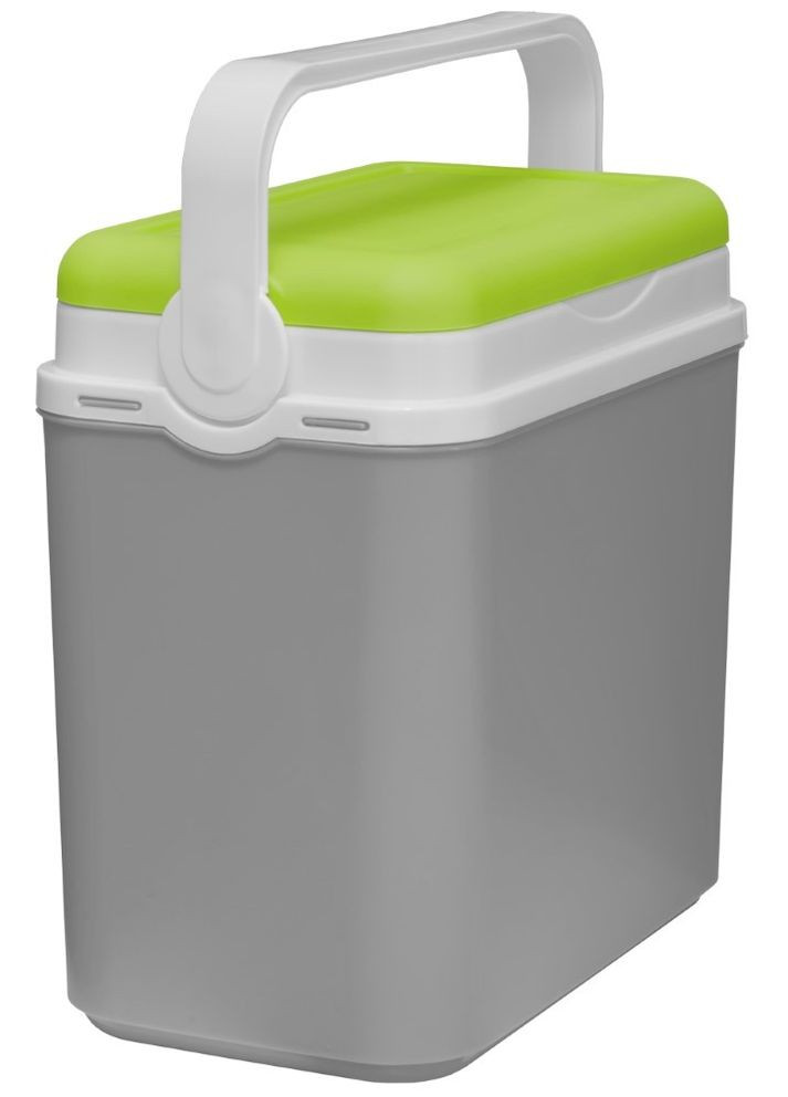 Ізотермічний контейнер Adriatic 12 л сірий із салатовим термобоксом для їжі та напоїв з термоізоляцією ProDobro (367266425)