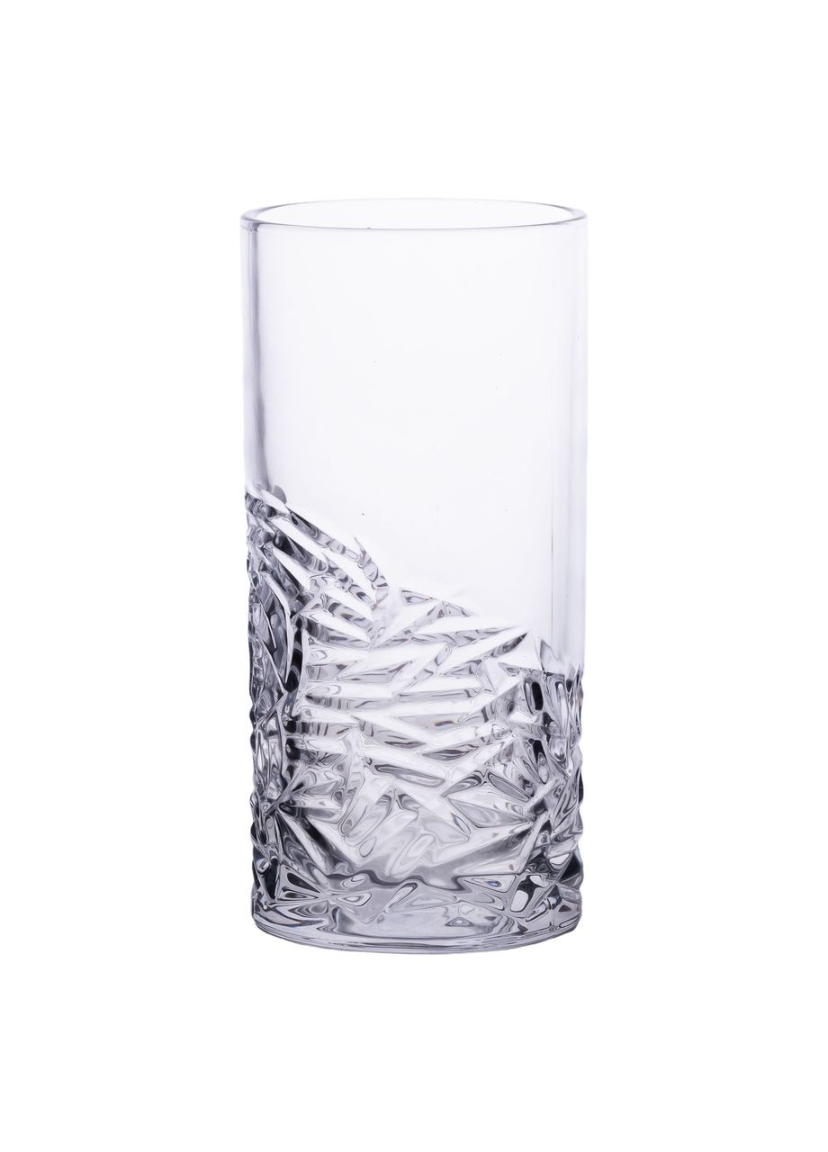 Ваза для цветов прозрачная 25 см стеклянная декоративная ваза 1.8 л ваза под цветы HP-19-142 Yiwu (353504084)