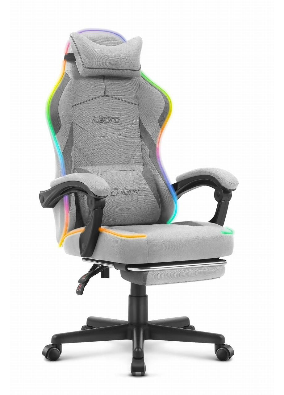 Крісло C502 LED Grey тканина No Brand (361443769)