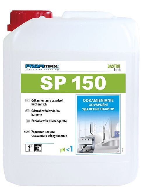 Засіб SP150 від накипу та залишків миючого засобу для чищення пральних та посудомийних машин PROFIMAX SP 150 5л очистка а Lakma (264209601)
