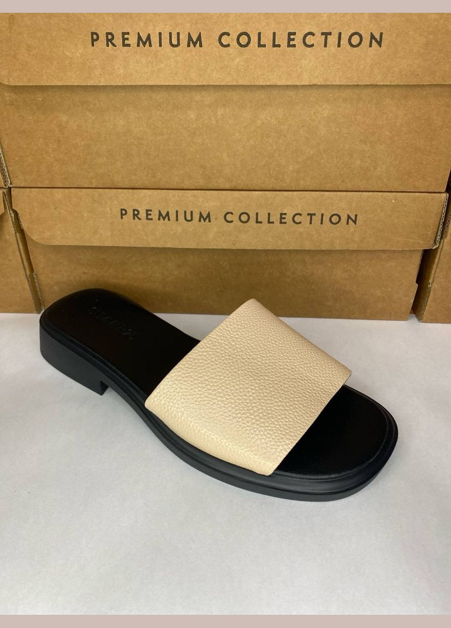 Бежевые шлепанци Benito