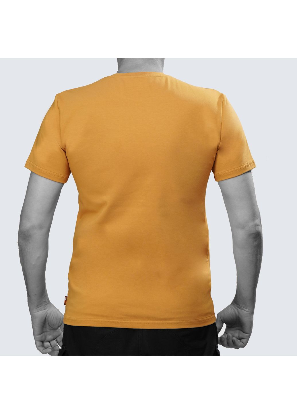 Футболка літня 95/5 Жовта з принтом Камуфляж | UATAC (316086429)