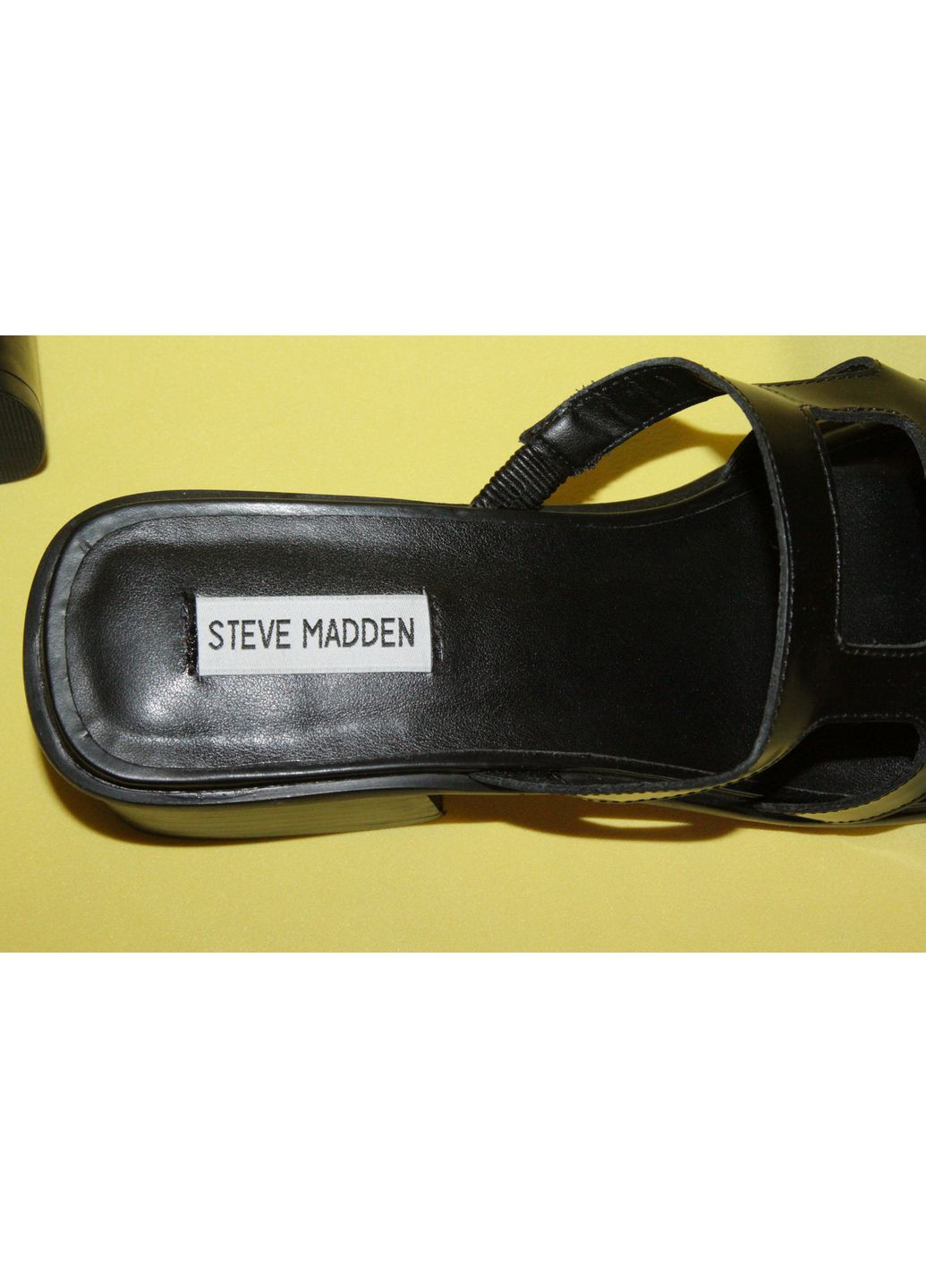Черные босоножки женские, размер 42 Steve Madden без застежки