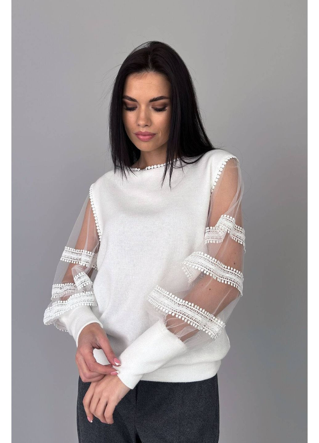 Кофта, цвет Молочный Nita (371141412)
