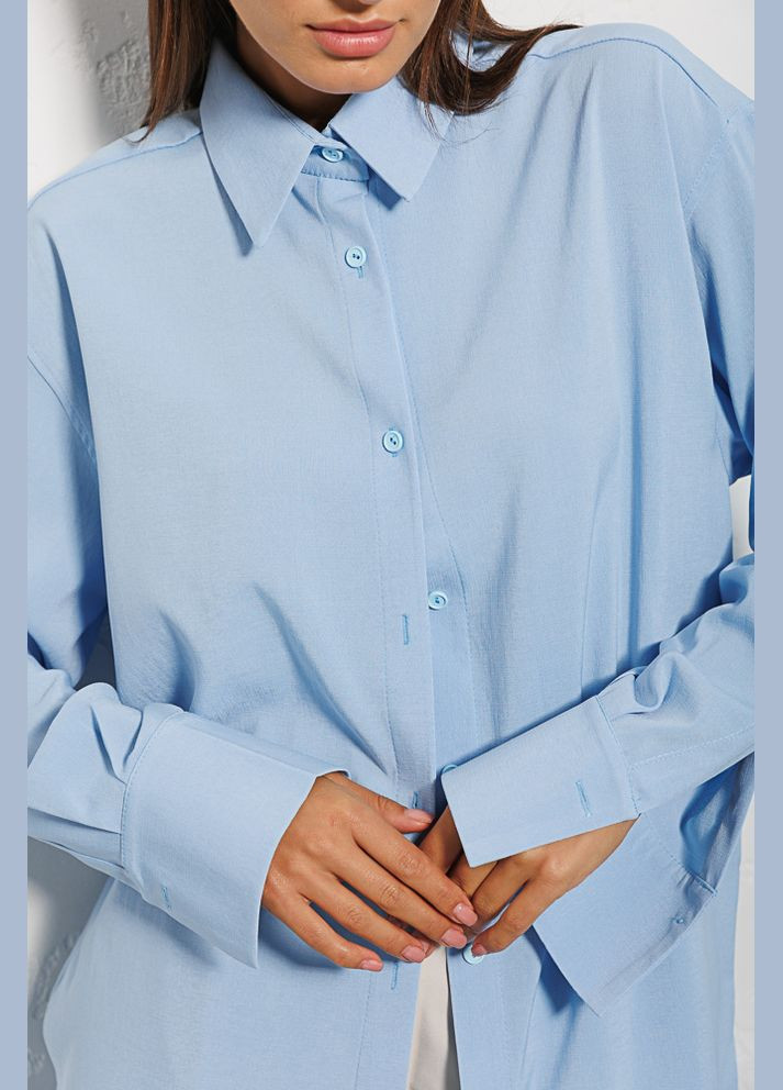 Жіноча довга сорочка фісташкова з напівкруглим низом Arjen (294907221)