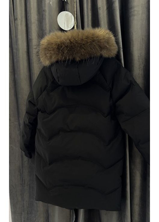 Черный зимний Пуховик BabyStyle