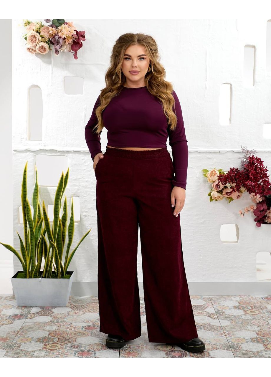 Штани жіночі палаццо великих розмірів Style Point (364927263)