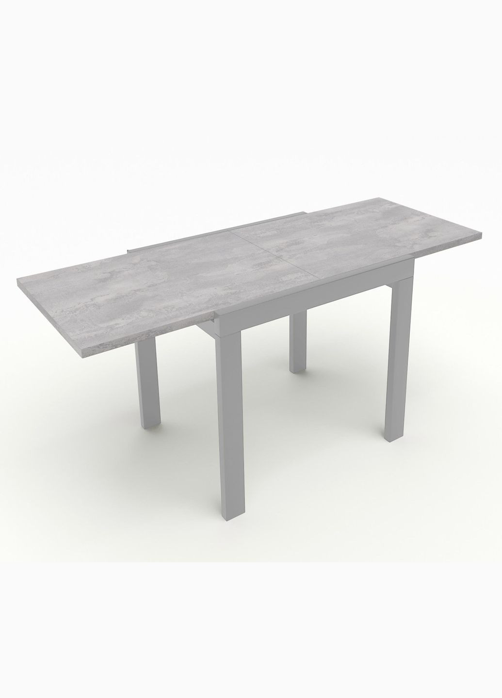 Стіл обідній розкладний Слайдер 815 Сірий/Бетонний камінь Fusion Furniture (341525666)