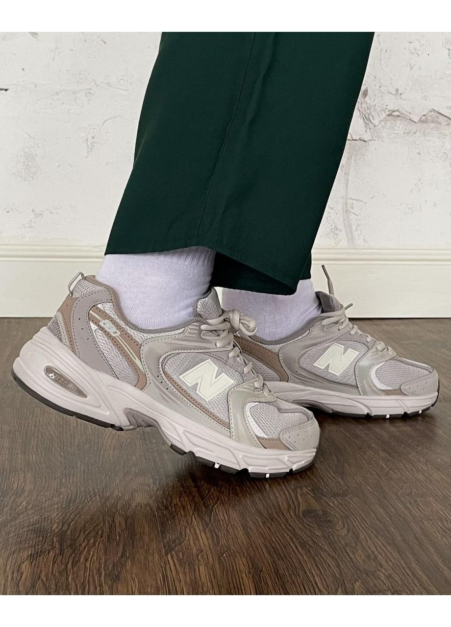 КРОССОВКИ ЖЕНСКИЕ NEW BALANCE 530 BEIGE BROWN НЬЮ БЕЛАНС 530 No Brand бежевые демисезоны (367173560)