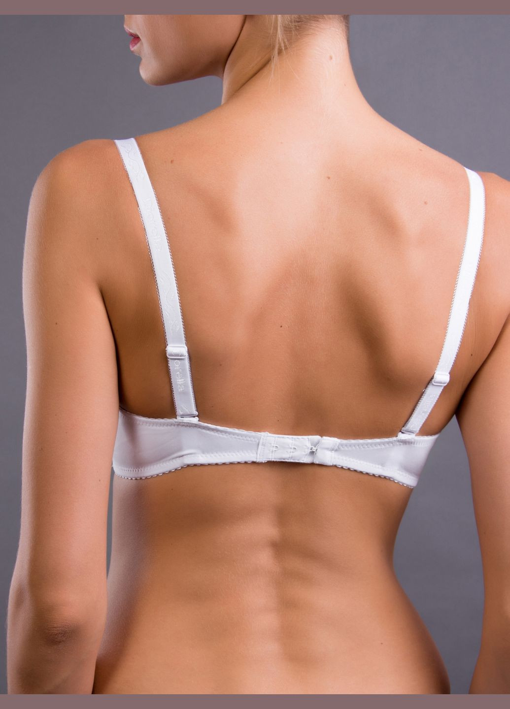 Білий бюстгальтер 34930 c Diorella з кісточками нейлон, еластан