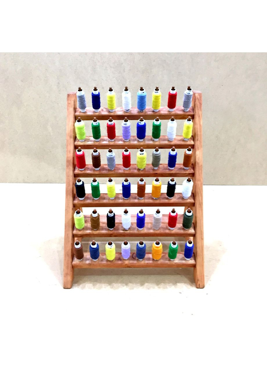 Органайзер для ниток з дерева Ватола шафран (НТК-000706) No Brand (328911788)