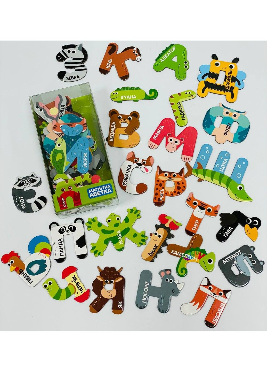 Набір магнітний літери (УКР) LimoToy Абетка + ЦИФРИ FT 0051 Limo Toy (297129216)