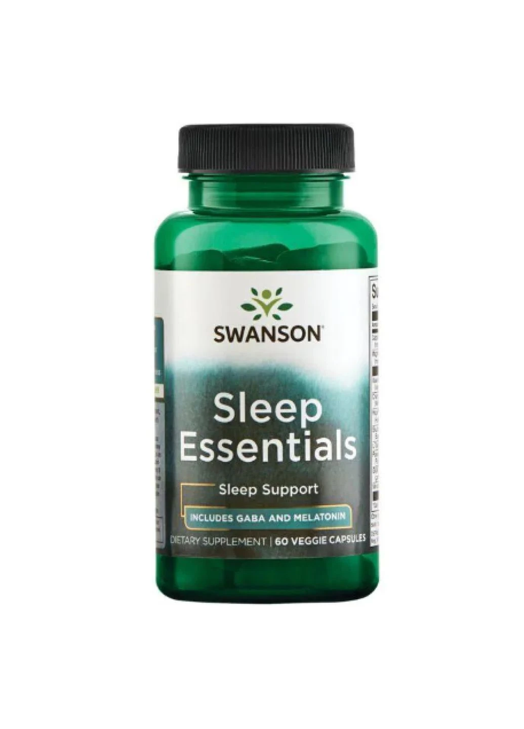 Сонні капсули Sleep Essentials 60 рослинних капсул з мелатоніном та травами Swanson (389591280)