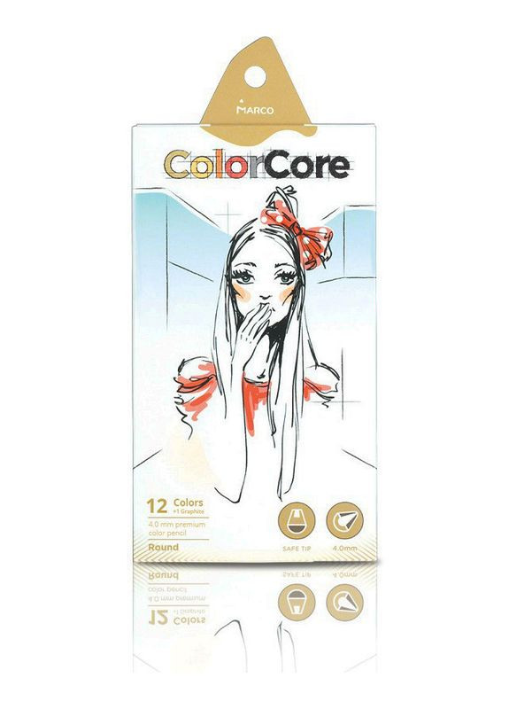 Карандаши Color Core 313012CB 12 цветов Marco (281999213)