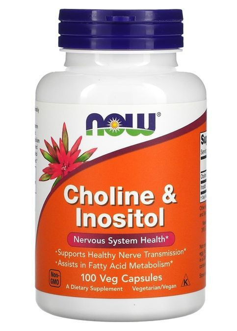 CHOLINE & INOSITOL 100 Caps Now Foods (362418882)