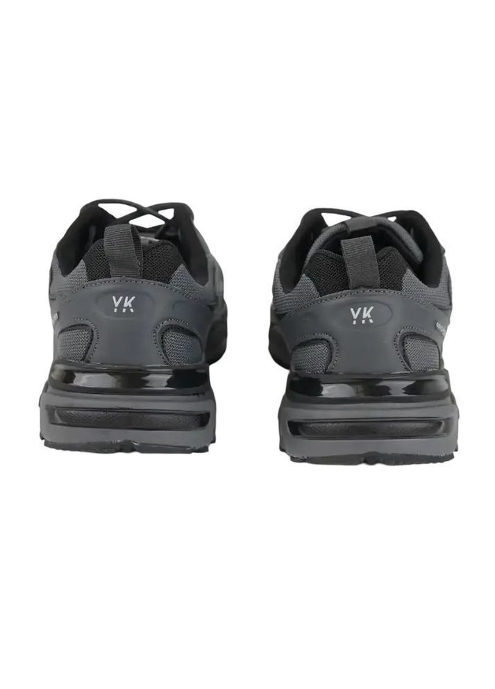 Серые демисезонные мужские кроссовки сетка и замша серые Yike