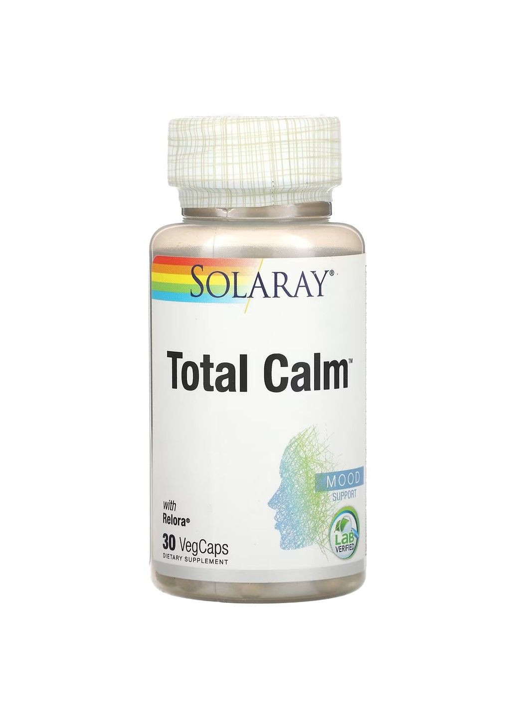 Total Calm Mood Support - 30 vcaps Solaray (293944940)