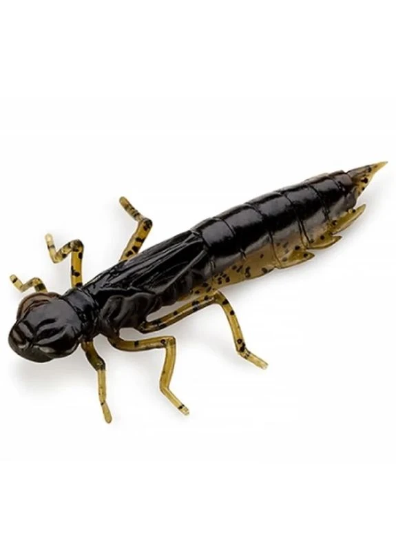 Силікон рибальський Dragonfly 1.2" 043 - Watermelon Brown/Black (10шт/уп) (1864.04.82) FishUP (398655051)
