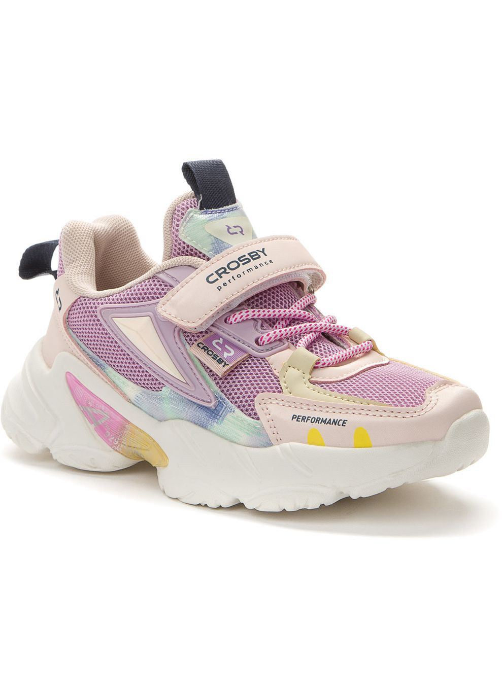 Комбіновані кросівки, арт. 247248/01-01e, бузковий, 32 р. (19,5 см) Crosby