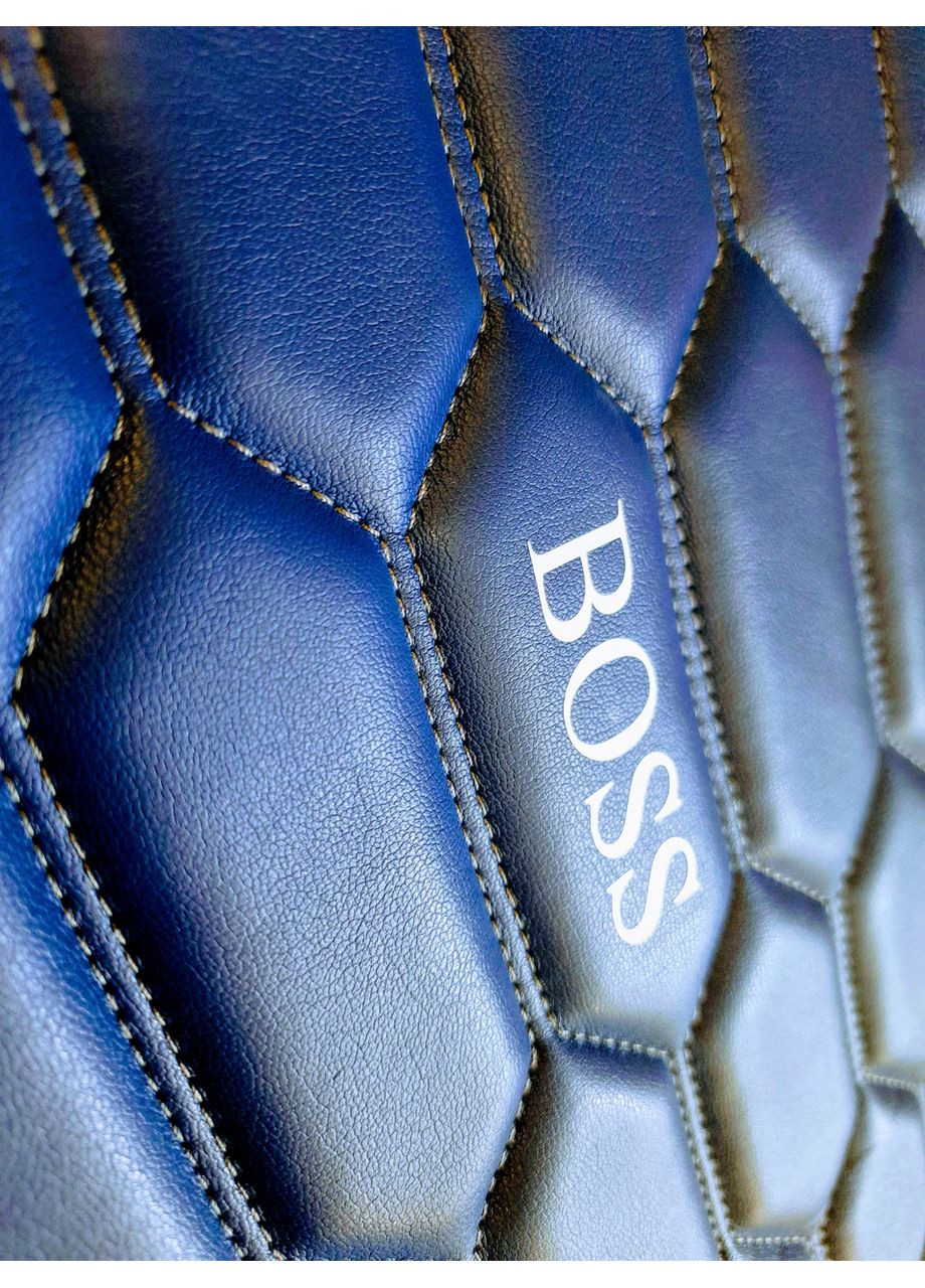 Чохол на офісне крісло синій BOSS екошкіра 00890 No Brand (351901906)