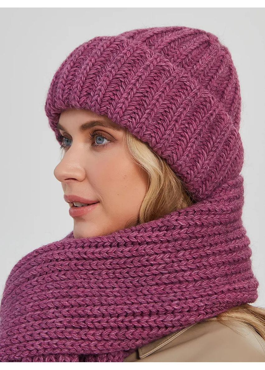 Пишна жіноча шапка - Барбара No Brand Шапка жіноча (352165567)