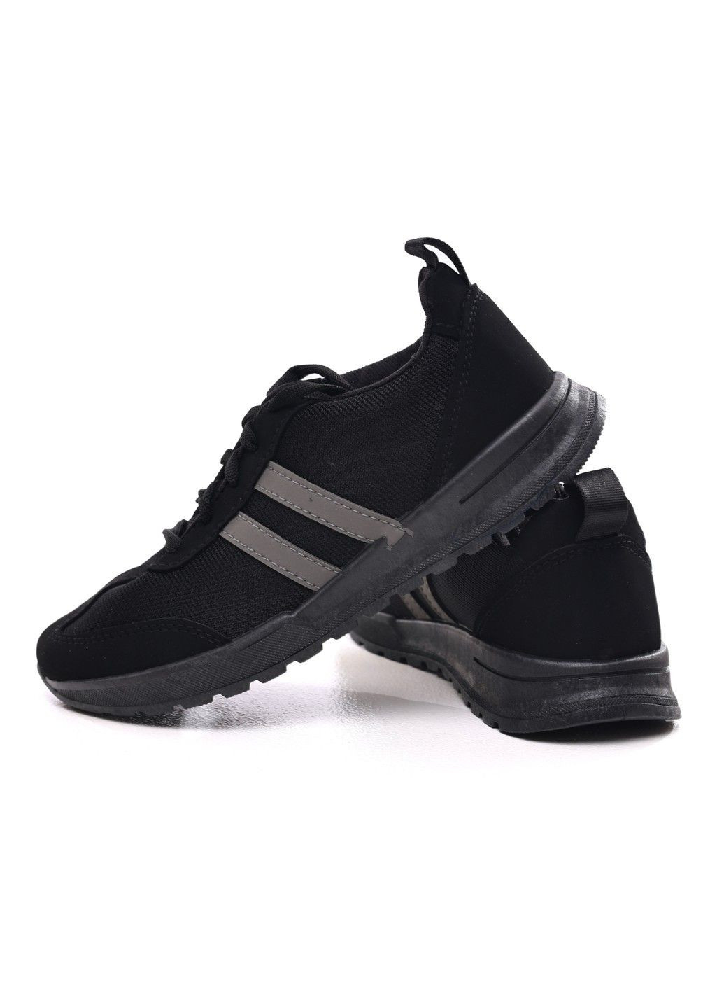 Чорні кросівки для хлопчика підлітка K&G