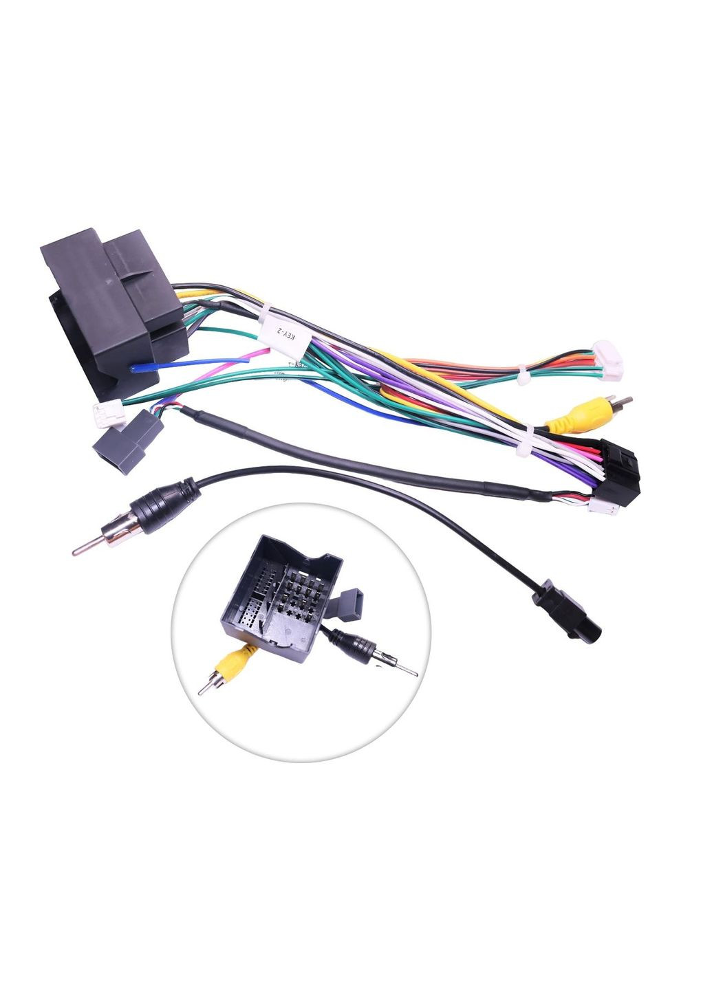 Перехідник живлення cерії з адаптером CAN-BUS під магнітолу для Peugeot/Citroen QPA-01 (дрот) QIV (299903448)