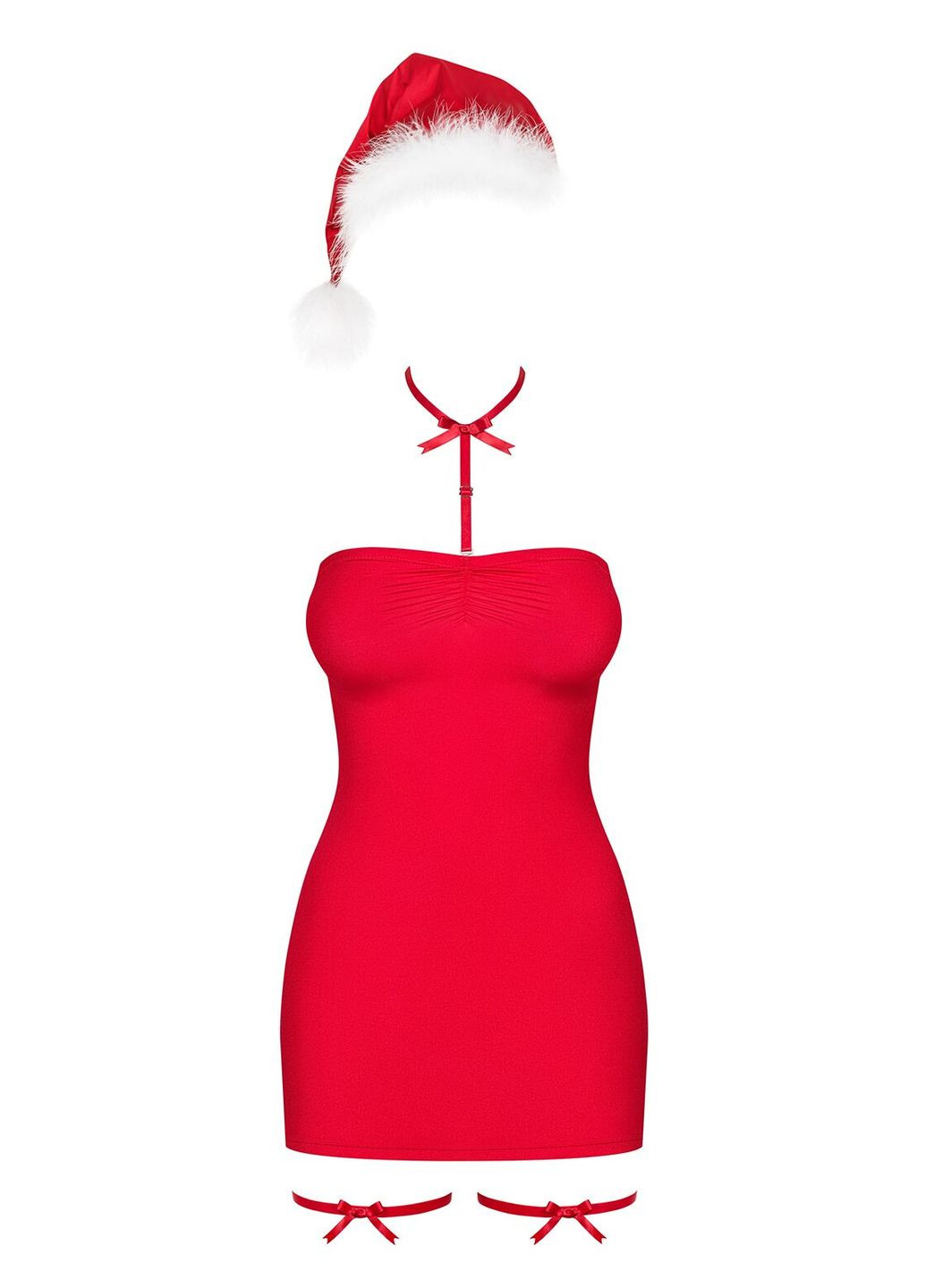 Рубашка Kissmas chemise red Obsessive (314507871)